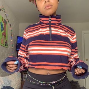 Striped Crop top